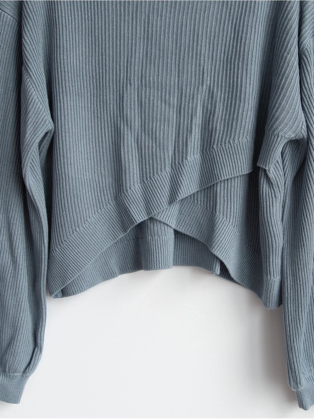 Lululemon Reversible Crossover Sweater Chambray Size 8 - Picture 6 of 7